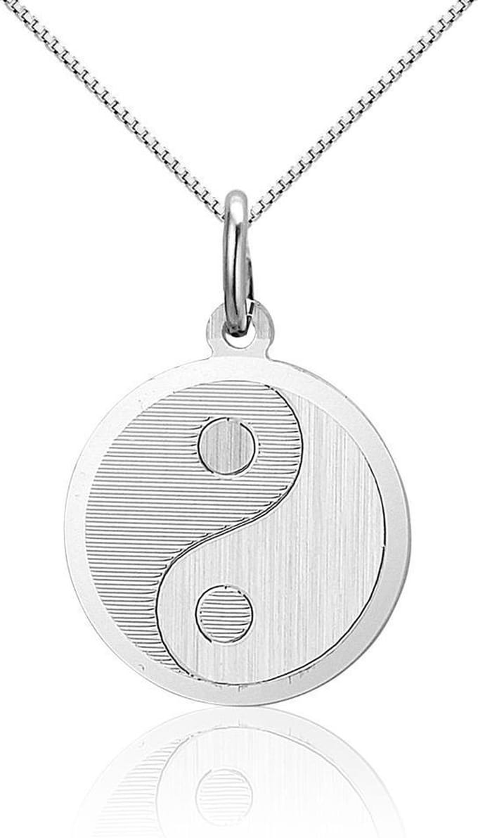 Montebello Ketting Yin Yang - 925 Zilver - ∅16mm - 45cm