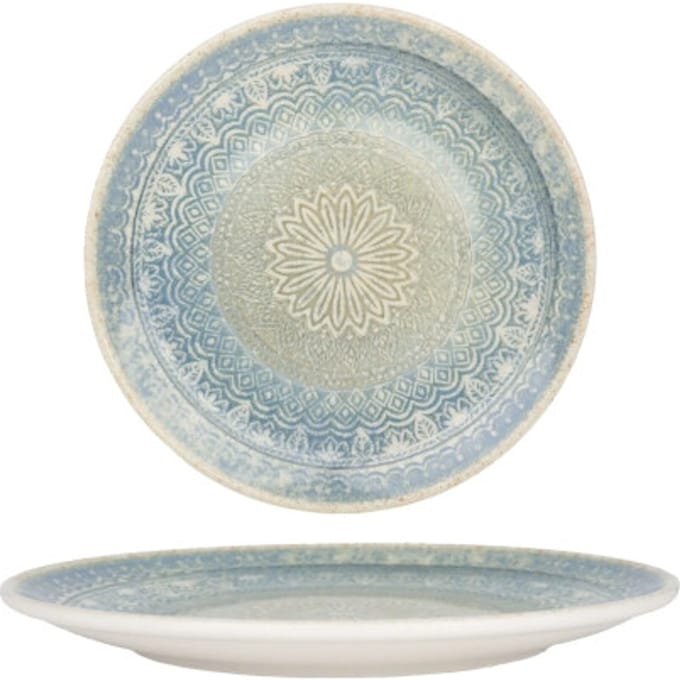 Bonna Dinerbord - Rivus Ethnic - Porselein - 27 cm - set van 6