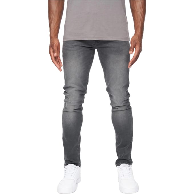 Crosshatch Heren Barbeck Slim Jeans (Lichtgrijze wassing)