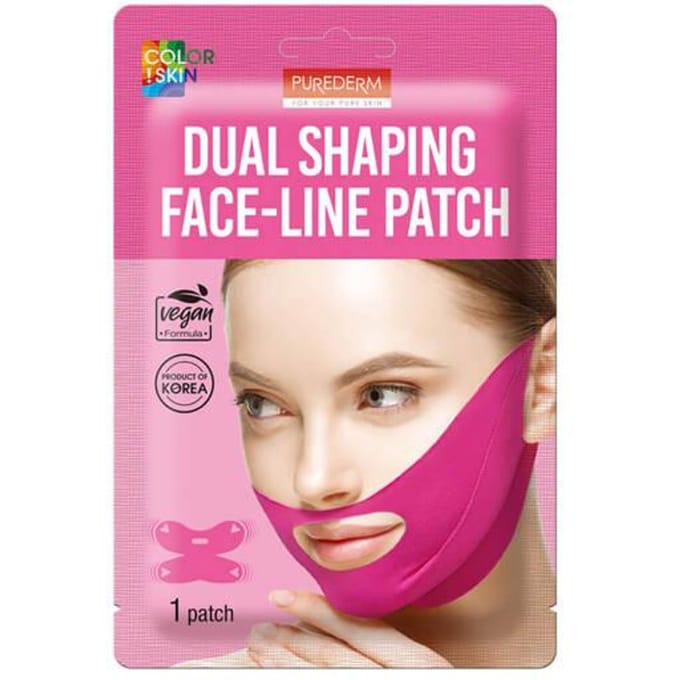 Purederm Masque Modélant Double Maintien Ligne du Visage Patch Végétalien