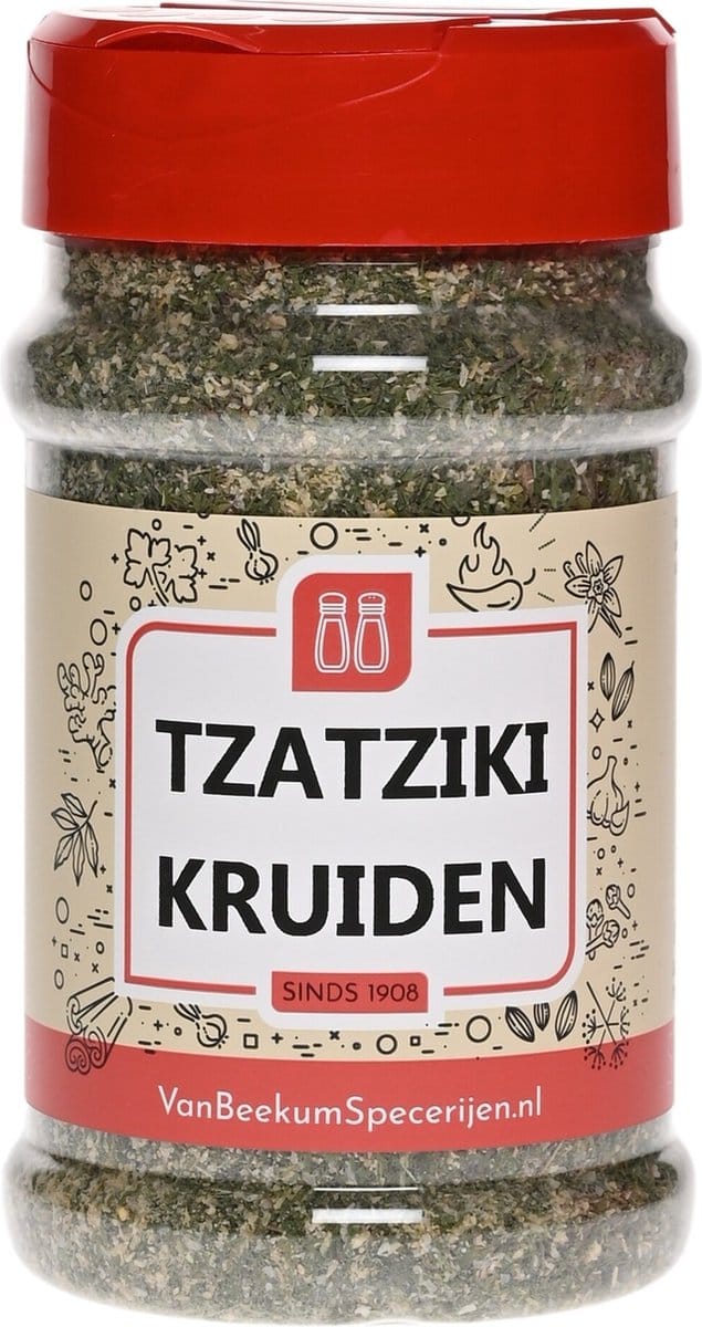 Van Beekum Specerijen - Tzatziki Kruiden - Strooibus 150 Gram