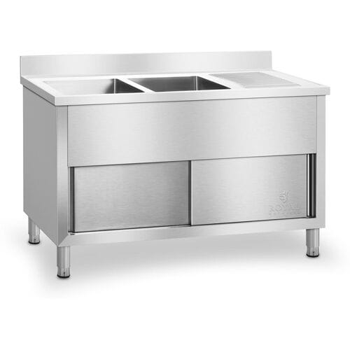 Royal Catering Dubbele Spoeltafel - 140 x 60 cm 10010409