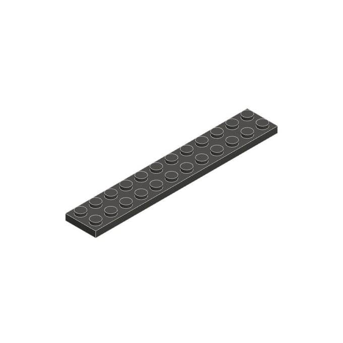 10 PIÈCES 2445 Plaque 2x12 Bloc de Construction Plat Composants BRICOLAGE Assemblage Compatible Moc Particules Jouets Cadeau Créatif 10PCS