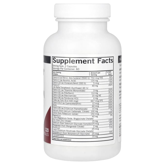Kirkman Labs, Multivitamine/Mineralen voor kinderen, 120 capsules
