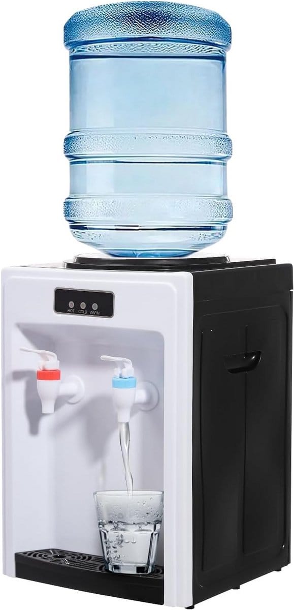 Elektrische Tafel Waterkoeler en Warmer met Dubbele Uitloop