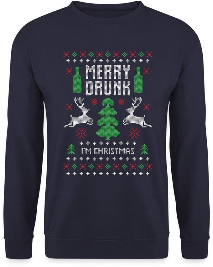 Lelijk Kerstmis Merry Drunk I'm Christmas Sweater Heren