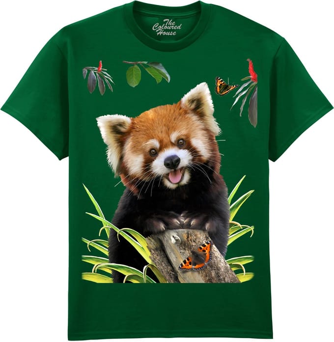 Rode Panda Lesser Red Panda The Coloured House T-shirt S
