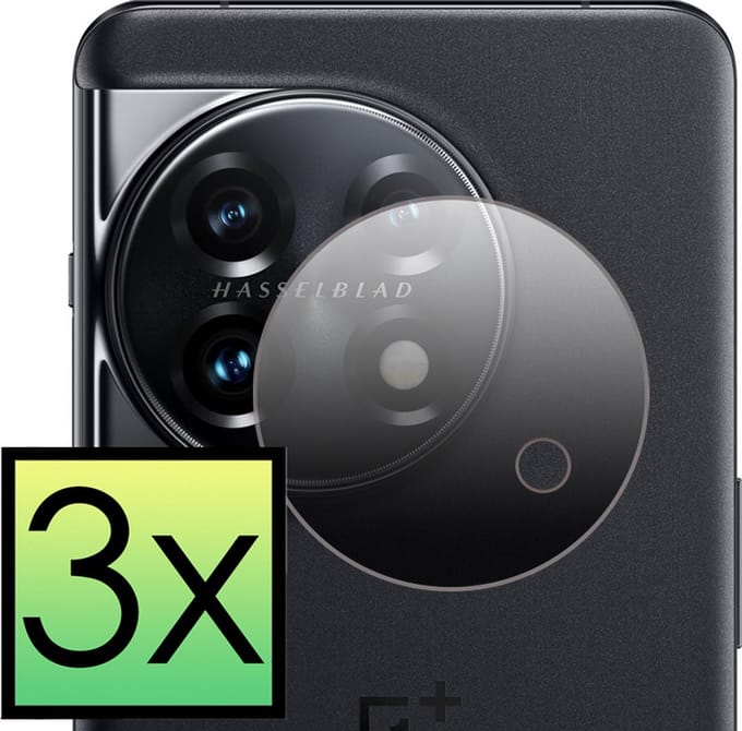Camera Lens Protector - 3 Stuks - Geschikt voor OnePlus 11 - Camera Screenprotector - Beschermglas - Gehard Glas - Tempered Glass - Screen Protector