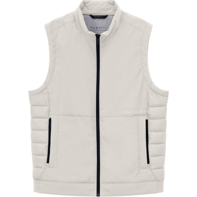 Bugatti Herren Sportswear-weste Bodywarmers Ecru 175100-11503