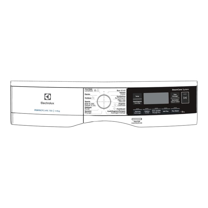 AEG controlepaneel, wit, Electrolux, NL,FR 140228341016