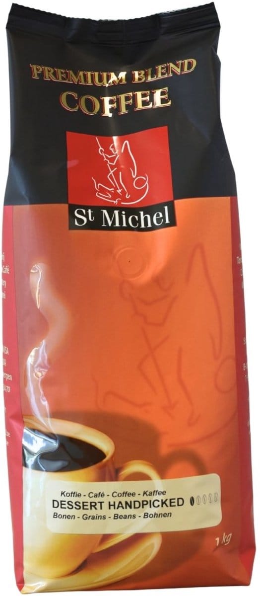 St. Michel Dessert 1 kilo 100% Arabica koffiebonen.