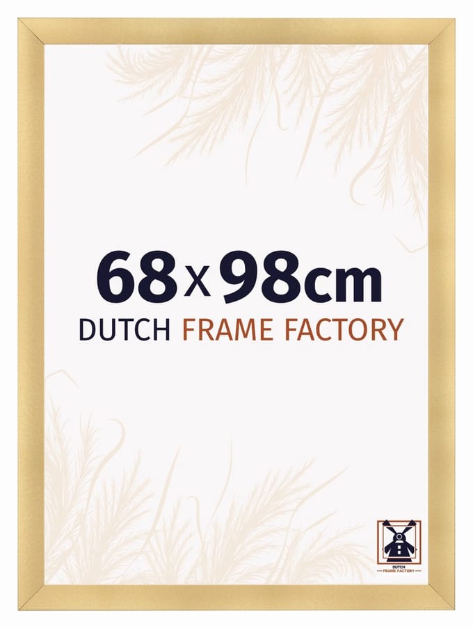Fotolijst 68x98 cm - MDF - Goud Mat - Praag