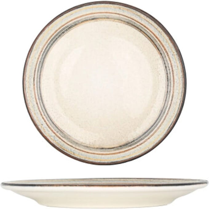 Bonna Dessertbord - Cortado - Porselein - 21 cm - set van 6
