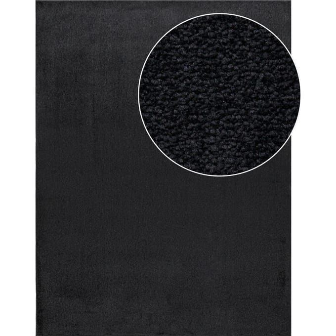 Tapijt Portivo zwart 80x150 cm