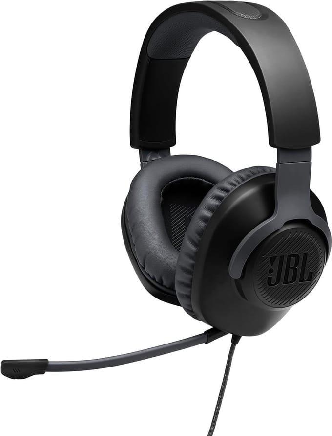 Bedrade over ear gaming headset met afneembare microfoon voor pc en spelcomputers