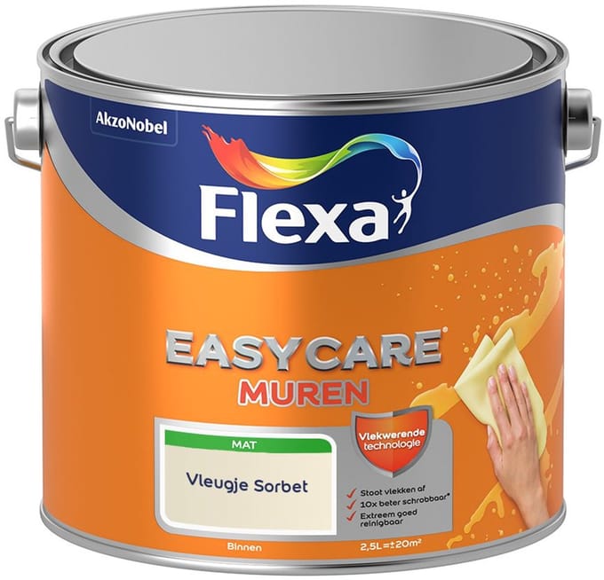 Flexa - Easycare Muren - Vleugje Sorbet - Mengverf - 2,5 L