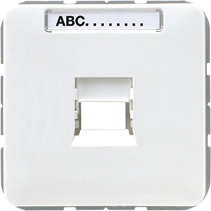Jung CD500 Insteekplaat Schakelmateriaal - CD569-1WEWW
