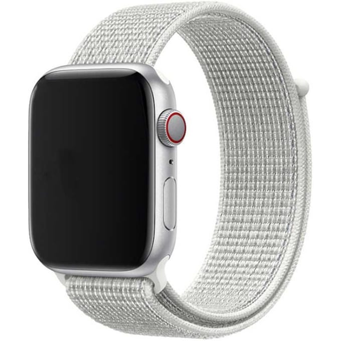 2+1 | Apple Watch Bandje Osvo - Geweven - Nylon - Top Wit