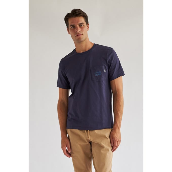 TWOTHIRDS Fonboni T-shirt Baritone Blue Taglia: M | Magliette basic Outlet | Uomo | Blu