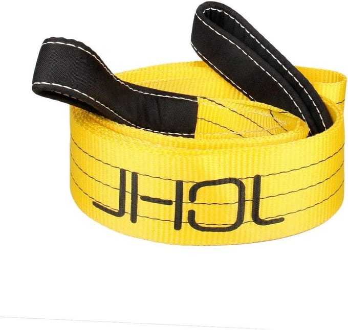 Tree Saver Strap, 3 inchX9 Voet Lier Strap, Sleepriem, Heavy Duty 35LBS Capaciteit