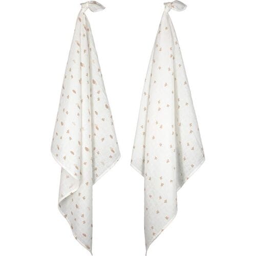 Prénatal hydofiele multidoeken soon 2 stuks Beigebrown unisex