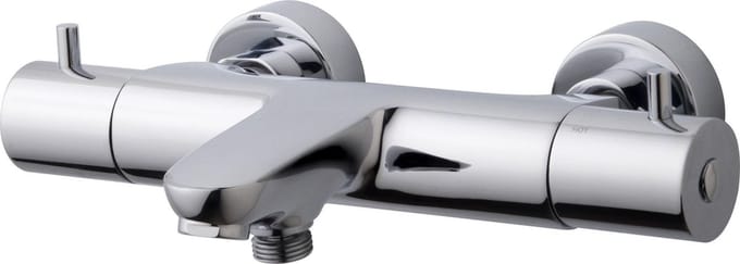 Wiesbaden Caral Thermostatische Badmengkraan 15 cm. - Chroom