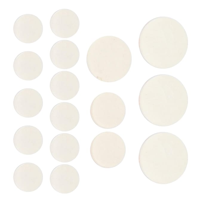 17 Stuks Klarinet Klankgat Pads Bb Klarinet Matten Pakkingen Muziekinstrument AccessoiresM01737 white