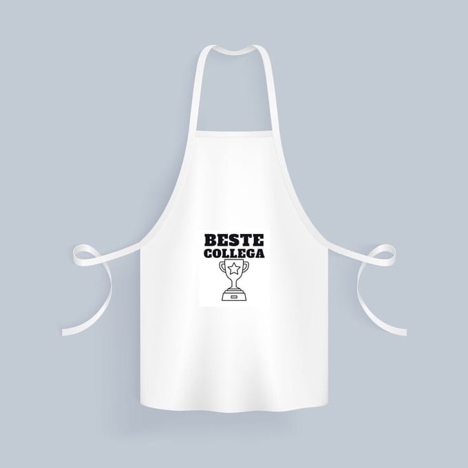 Akyol - beste collega Keukenschort - Beste collega - teamgenoot - cadeau - 82 bij 71 cm