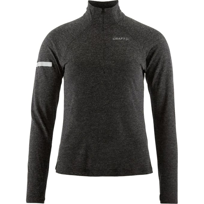 CRAFT ADV SUBZ WOOL LS TEE 3 - Running top - Zwart - Dames - Maat XL
