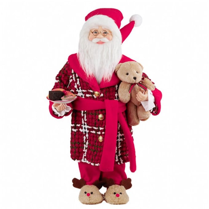 Goodwill - Kerstman - Rood - H46 cm