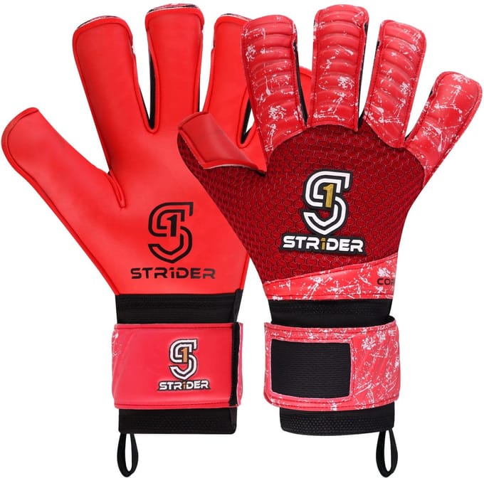 Str1der Core keepershandschoen | Rood | Maat 9