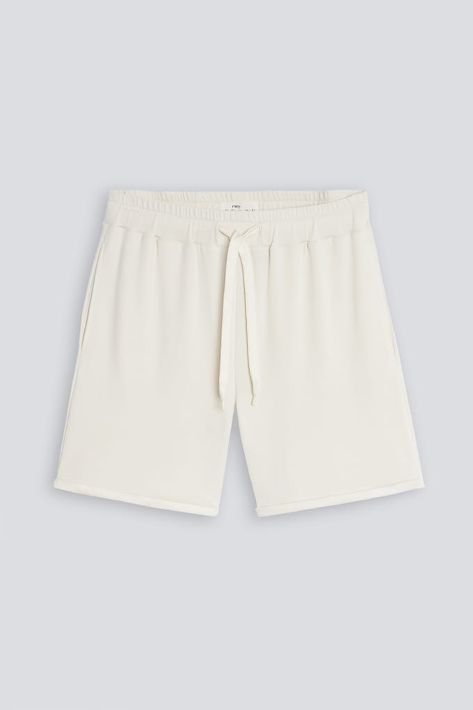 Track shorts Serie La Struttura Whisper White