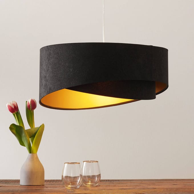 Maco Design Asymmetrische hanglamp Emi 2-kleurig