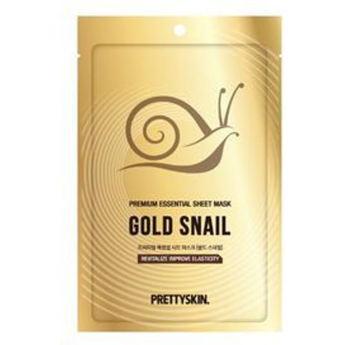 Pretty skin - Premium Essential Sheet Mask - 2 Types Gold Snail