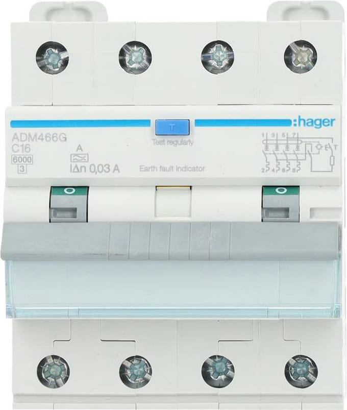 Hager HACO Aardlekschakelaar - ADM466G - E36DE