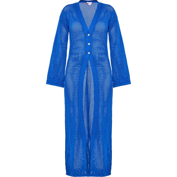 IZIA Vest Dames kobalt blauw
