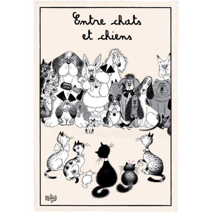 Theedoek - tussen katten en honden Winkler Dubout