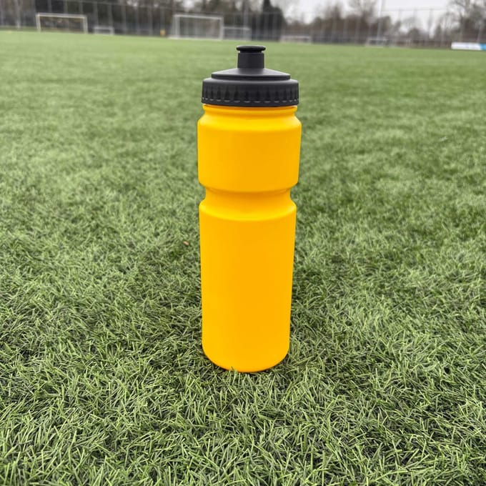Bidon Geel 750 ml - Blanco Drinkfles met vingergrepen - Tacticcoach