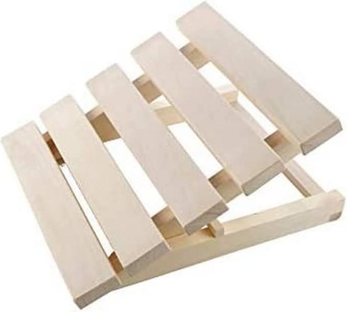 Verstelbare houten hoofd- of voetensteun - ergonomisch design