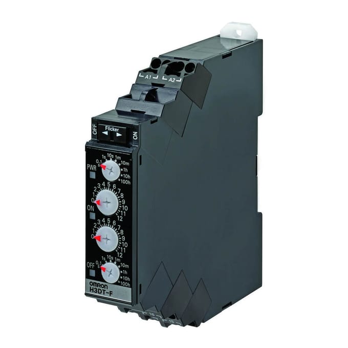 Omron H3DT Twin Timer DIN Rail Bevestiging 24-240V - H3DT0007R