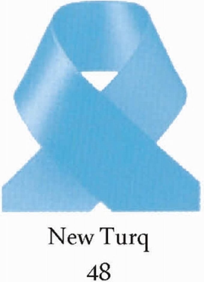 Satijnlint New Turq 15 mm (per meter)