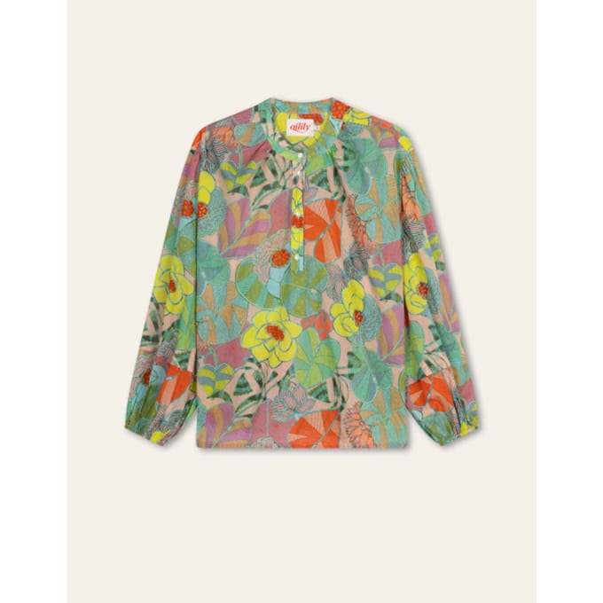 Oilily Bean Blouse- maat38 Evening Sand