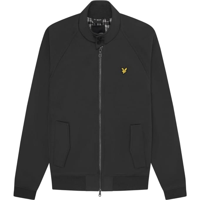 Lyle & Scott merkembleem Gunmetal grijs softshell jack