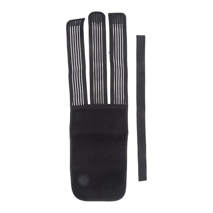 Gebroken Ribbenband Elastisch Verstelbaar Ademend Zacht Borst Rib Ondersteuning Brace voor Borstbeenblessures L gray