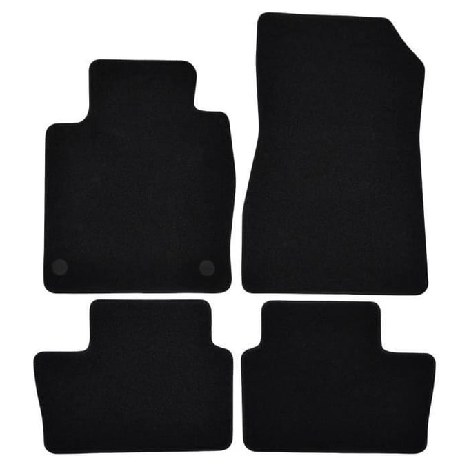 Vloermatten - Nissan - Juke 2019-heden - 4 stuks - Velours - Antislip - Waterdicht