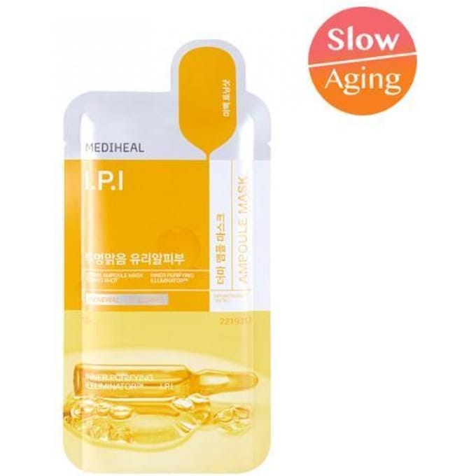 MEDIHEAL Het IPI verhelderende ampulmasker (Vernieuwing) 27ml 10st/30st 27ml*10EA yellow