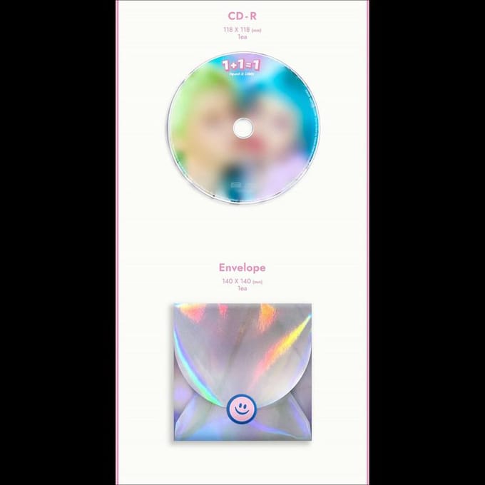 Album HYUNA et DAWN [1+1=1] 1EA pink