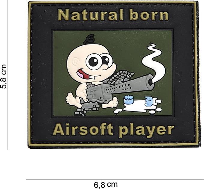 101 Inc Embleem 3D Pvc Natural Born  1504
