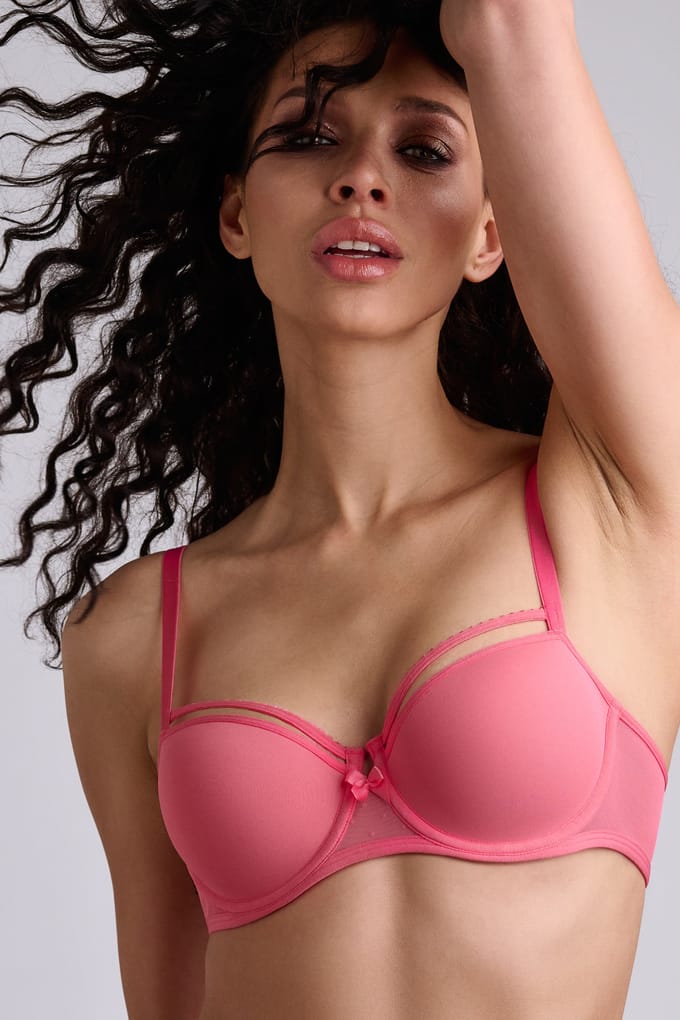 Marlies Dekkers Peekaboo Pink Lemonade Briefs Größe: M | Unterhosen Outlet | Damen | Rosa