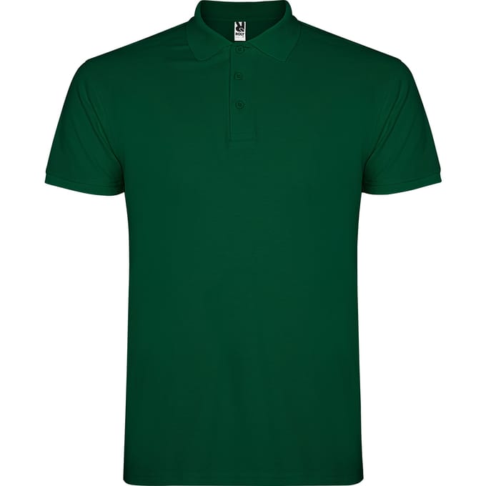 Roly Heren Ster Poloshirt (Fles groen)